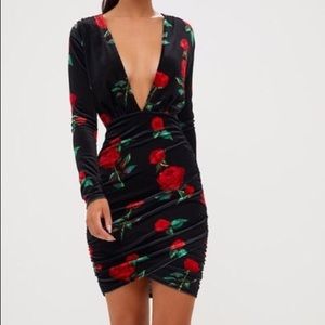 Pretty Little Thing Velvet Dress